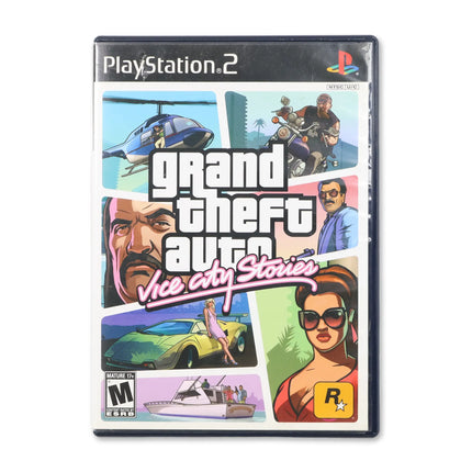 Grand Theft Auto Vice City Stories for Sony PlayStation 2 - Case front cover - Complete in box or case and game.