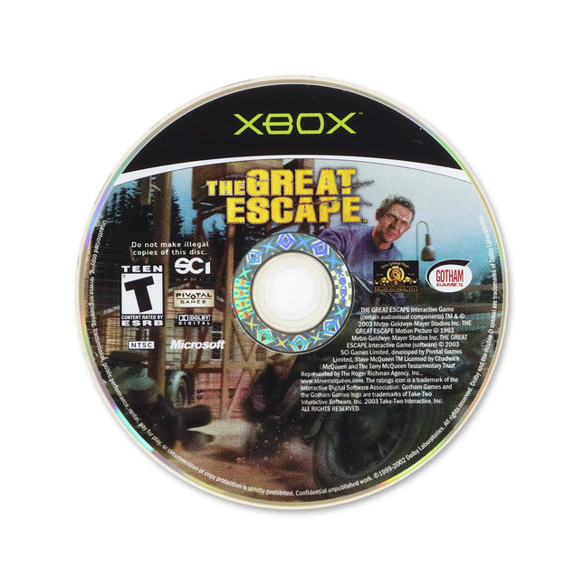 Great Escape for Microsoft Xbox - Disc front with label - Game only.