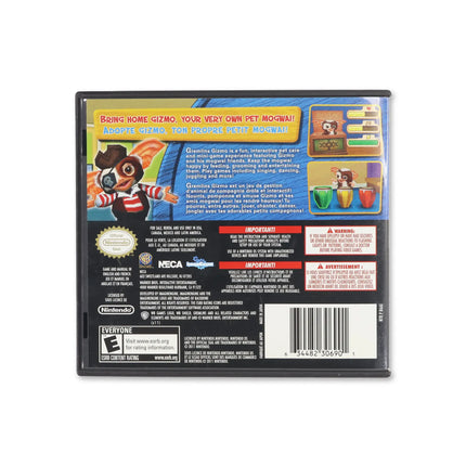 Gremlins Gizmo for Nintendo DS - Box back - Product gallery.