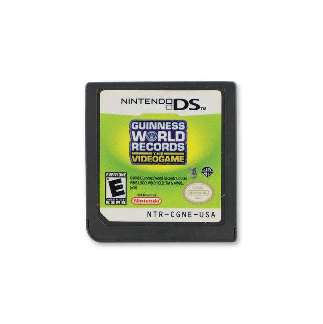 Guinness World Records The Video Game for Nintendo DS - Cartridge front with label - Game only.