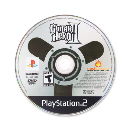 Guitar Hero II for Sony PlayStation 2 - Disc front with label - Game only.