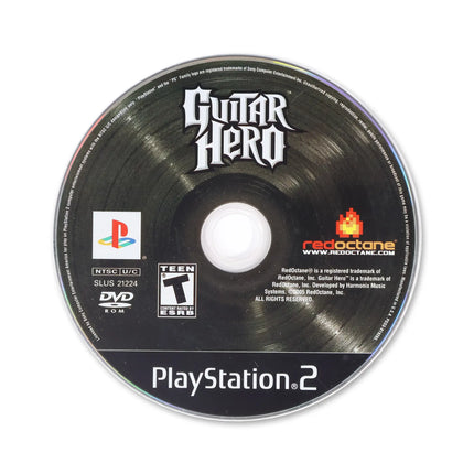 Guitar Hero for Sony PlayStation 2 - Disc front with label - Game only.