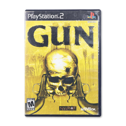 Gun for Sony PlayStation 2 - Case front cover - Complete in box or case and game.