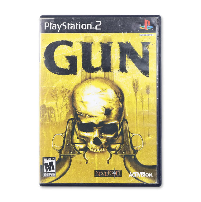 Gun for Sony PlayStation 2 - Case front cover - Complete in box or case and game.
