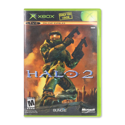 Halo 2 for Microsoft Xbox - Case front cover - Complete in box or case and game.