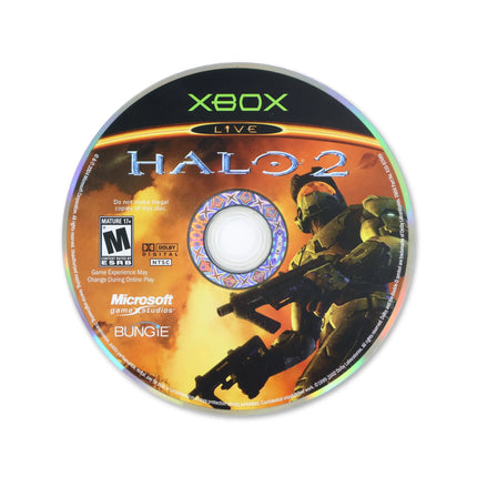 Halo 2 for Microsoft Xbox - Disc front with label - Game only.