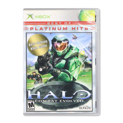 Halo: Combat Evolved [Platinum Hits] for Microsoft Xbox - Case front cover - Complete in box or case and game.