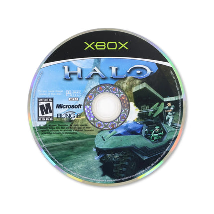Halo: Combat Evolved for Microsoft Xbox - Disc front with label - Game only.