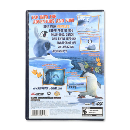 Happy Feet for Sony PlayStation 2 - Case back cover - Product gallery.