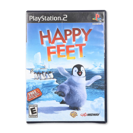 Happy Feet for Sony PlayStation 2 - Case front cover - Complete in box or case and game.