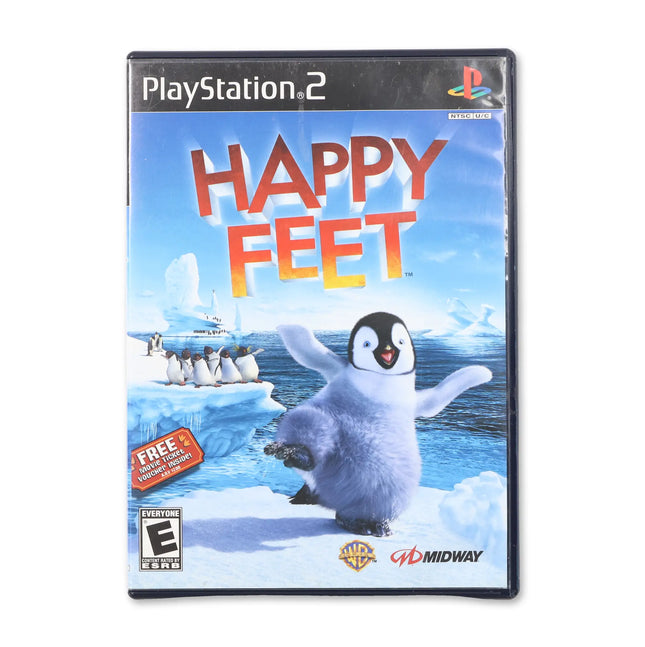 Happy Feet for Sony PlayStation 2 - Case front cover - Complete in box or case and game.