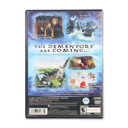 Harry Potter Prisoner of Azkaban for Sony PlayStation 2 - Case back cover - Product gallery.