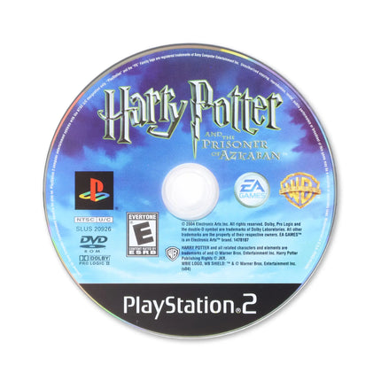 Harry Potter Prisoner of Azkaban for Sony PlayStation 2 - Disc front with label - Game only.