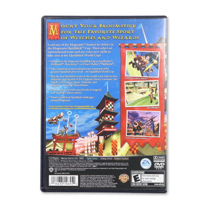 Harry Potter Quidditch World Cup [Greatest Hits] for Sony PlayStation 2 - Case back cover - Product gallery.