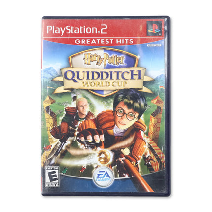 Harry Potter Quidditch World Cup [Greatest Hits] for Sony PlayStation 2 - Case front cover - Complete in box or case and game.
