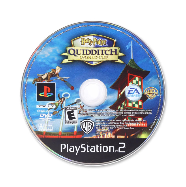 Harry Potter Quidditch World Cup for Sony PlayStation 2 - Disc front with label - Game only.