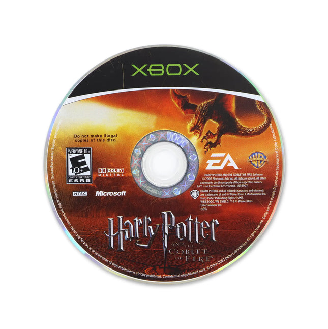Harry Potter and the Goblet of Fire for Microsoft Xbox - Disc front with label - Game only.