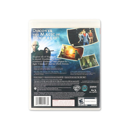 Harry Potter and the Order of the Phoenix for PlayStation 3 - Box back - Product gallery.