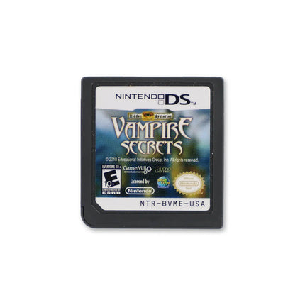 Hidden Mysteries: Vampire Secrets for Nintendo DS - Cartridge front with label - Game only.