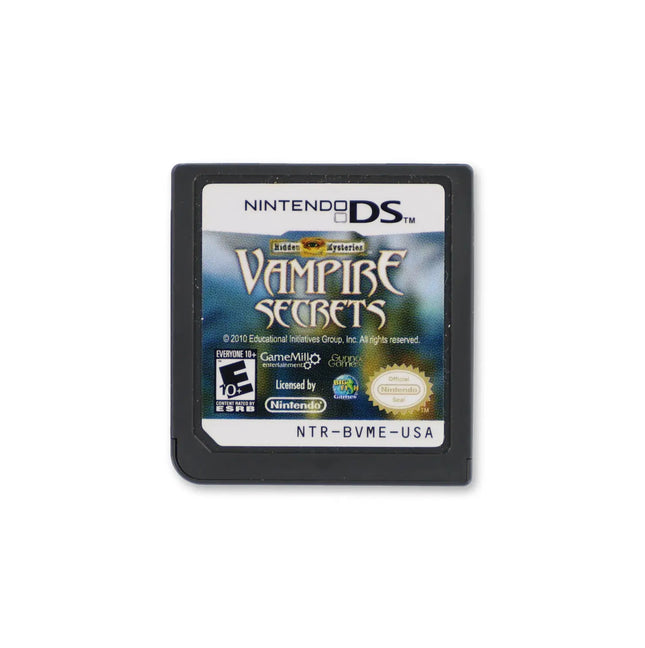Hidden Mysteries: Vampire Secrets for Nintendo DS - Cartridge front with label - Game only.