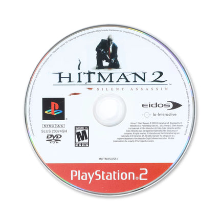 Hitman 2 [Greatest Hits] for Sony PlayStation 2 - Disc front with label - Game only.