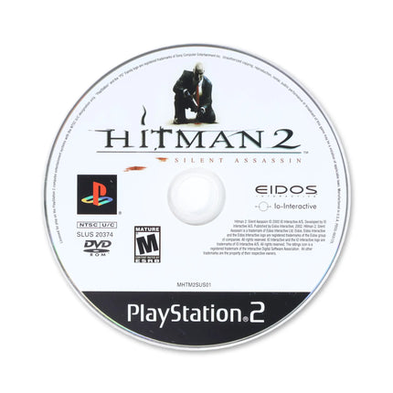 Hitman 2 for Sony PlayStation 2 - Disc front with label - Game only.