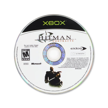Hitman Contracts for Microsoft Xbox - Disc front with label - Game only.
