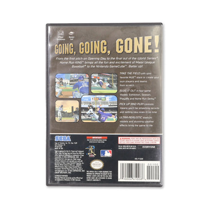 Home Run King for Nintendo GameCube - Case back cover - Product gallery.