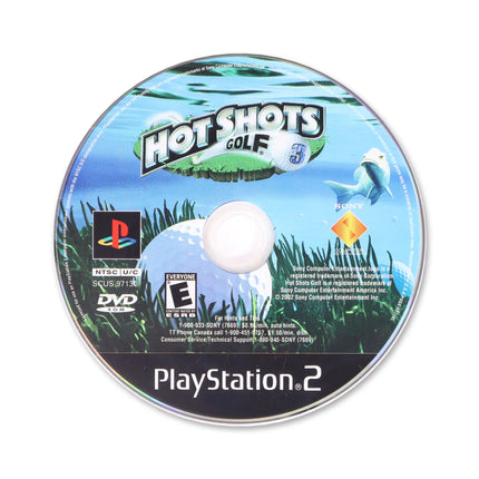 Hot Shots Golf 3 for Sony PlayStation 2 - Disc front with label - Game only.