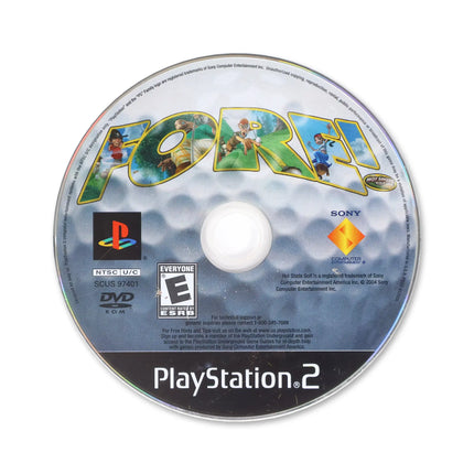 Hot Shots Golf Fore for Sony PlayStation 2 - Disc front with label - Game only.