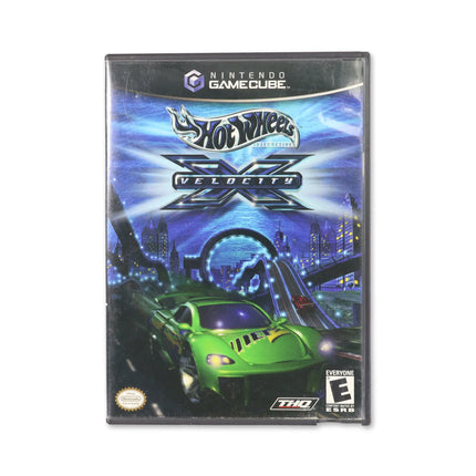 Hot Wheels Velocity X for Nintendo GameCube - Case front cover - Complete in box or case and game.