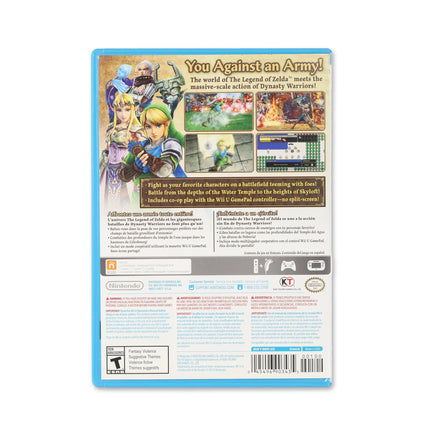 Hyrule Warriors for Wii U - Box back - Product gallery.