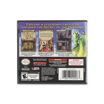 I Spy Castle for Nintendo DS - Box back - Product gallery.