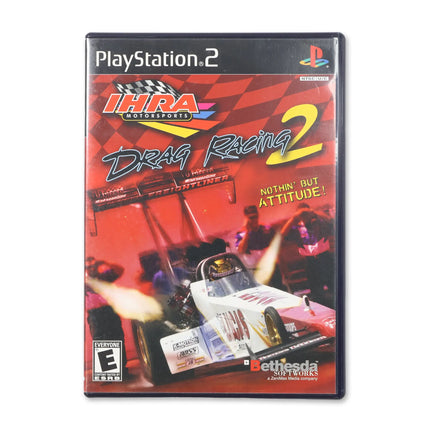 IHRA Drag Racing 2 for Sony PlayStation 2 - Case front cover - Complete in box or case and game.