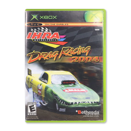 IHRA Drag Racing 2004 for Microsoft Xbox - Case front cover - Complete in box or case and game.