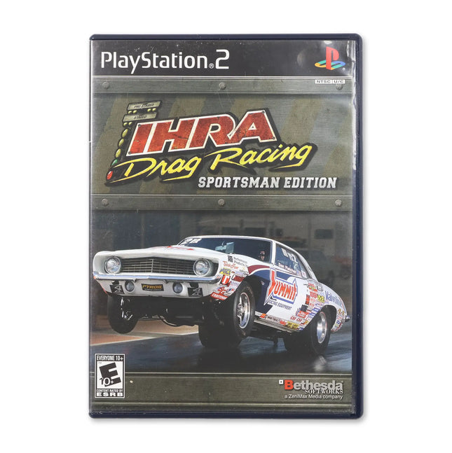 IHRA Drag Racing Sportsman Edition for Sony PlayStation 2 - Case front cover - Complete in box or case and game.