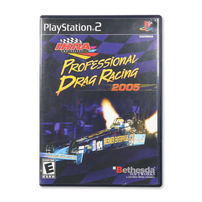 IHRA Professional Drag Racing 2005 for Sony PlayStation 2 - Case front cover - Complete in box or case and game.