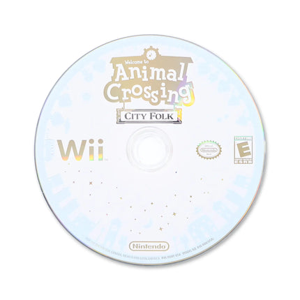 Animal Crossing City Folk for Nintendo Wii - Disc front with label - Game only.