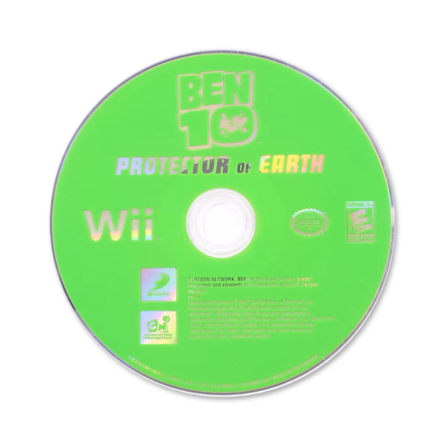 Ben 10 Protector of Earth for Nintendo Wii - Disc front with label - Game only.