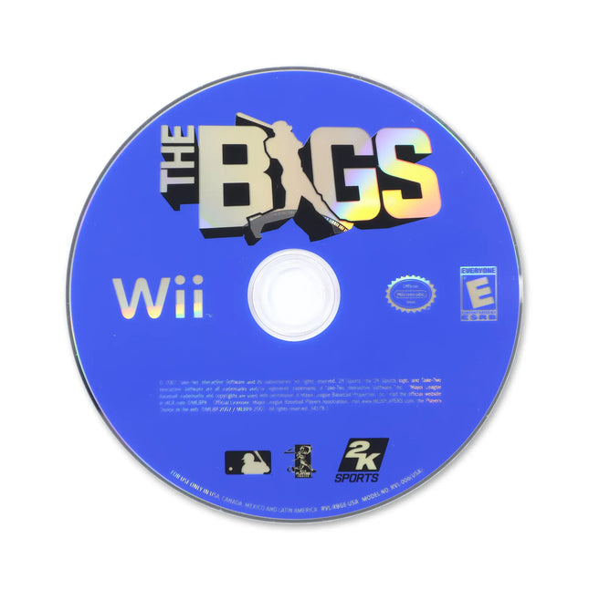 The Bigs for Nintendo Wii - Disc front with label - Game only.