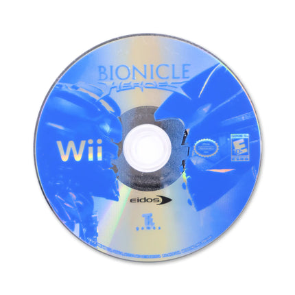 Bionicle Heroes for Nintendo Wii - Disc front with label - Game only.