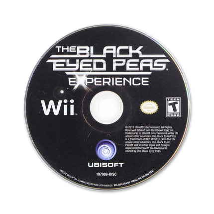 Black Eyed Peas Experience for Nintendo Wii - Disc front with label - Game only.