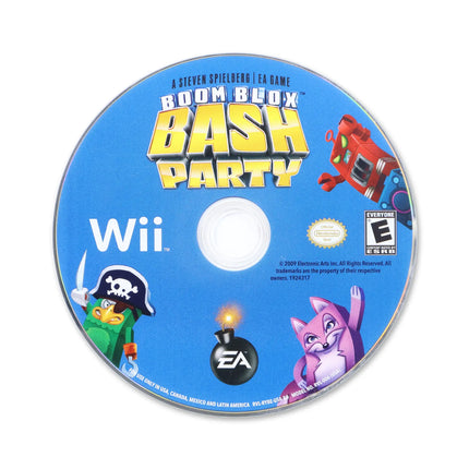 Boom Blox Bash Party for Nintendo Wii - Disc front with label - Game only.