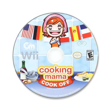 Cooking Mama Cook Off for Nintendo Wii - Disc front with label - Game only.