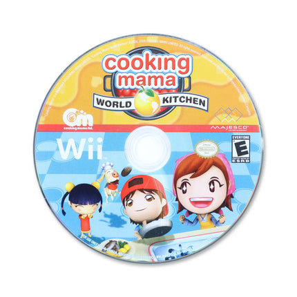 Cooking Mama World Kitchen for Nintendo Wii - Disc front with label - Game only.