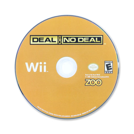 Deal or No Deal for Nintendo Wii - Disc front with label - Game only.