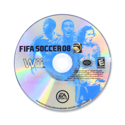 FIFA 08 for Nintendo Wii - Disc front with label - Game only.