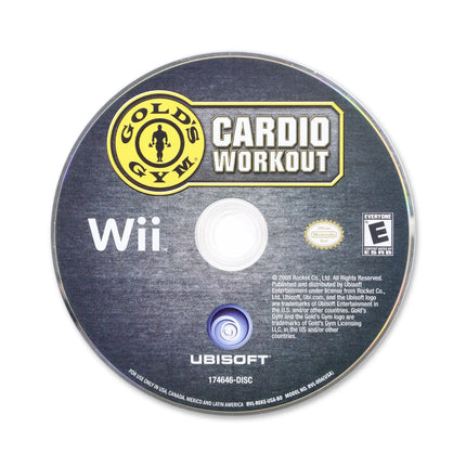 Gold's Gym Cardio Workout for Nintendo Wii - Disc front with label - Game only.