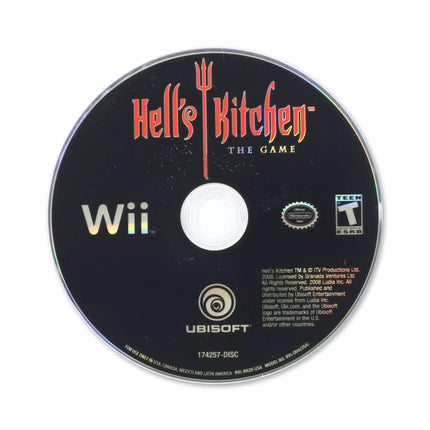 Hell's Kitchen for Nintendo Wii - Disc front with label - Game only.