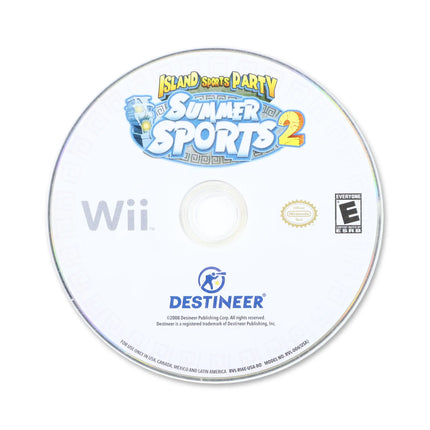Summer Sports 2 Island Sports Party for Nintendo Wii - Disc front with label - Game only.